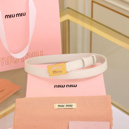 Miu Miu Belt - White