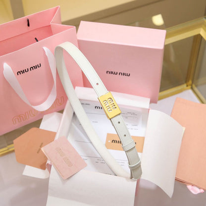 Miu Miu Belt - White