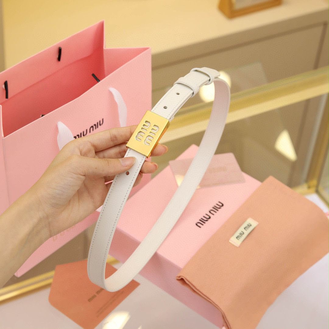 Miu Miu Belt - White