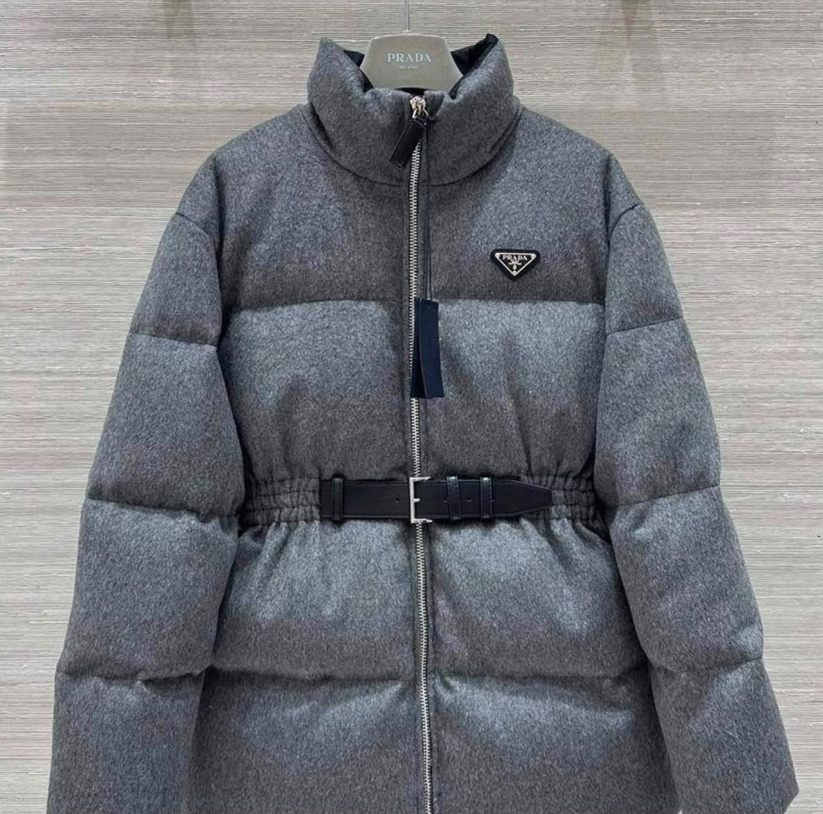 Prada Coat - Grey Two-Tone
