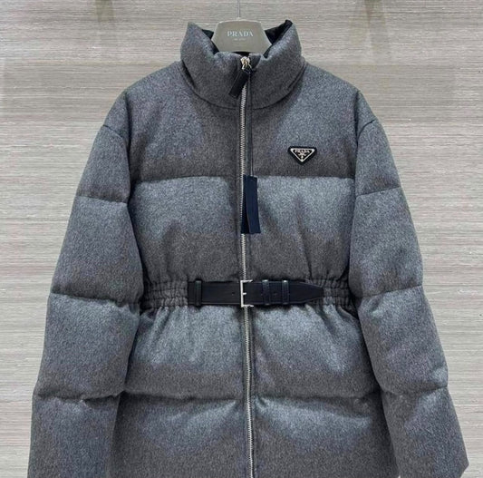 Prada Coat - Grey Two-Tone