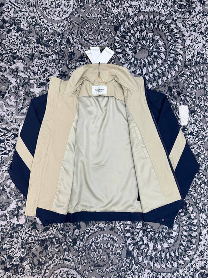 Saint Laurent Jacket - Navy & White