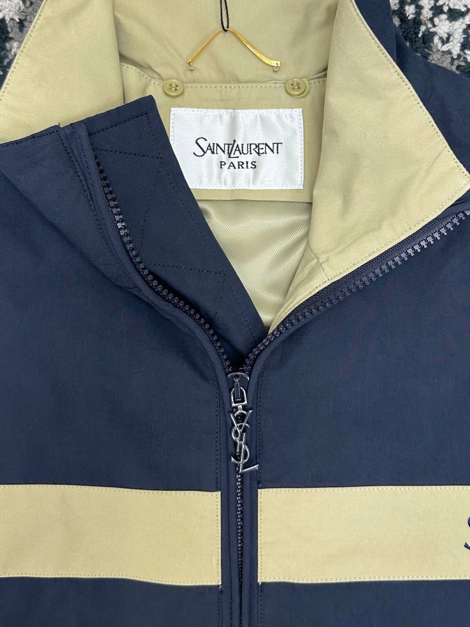 Saint Laurent Jacket - Navy & White