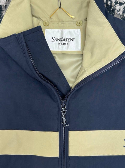 Saint Laurent Jacket - Navy & White