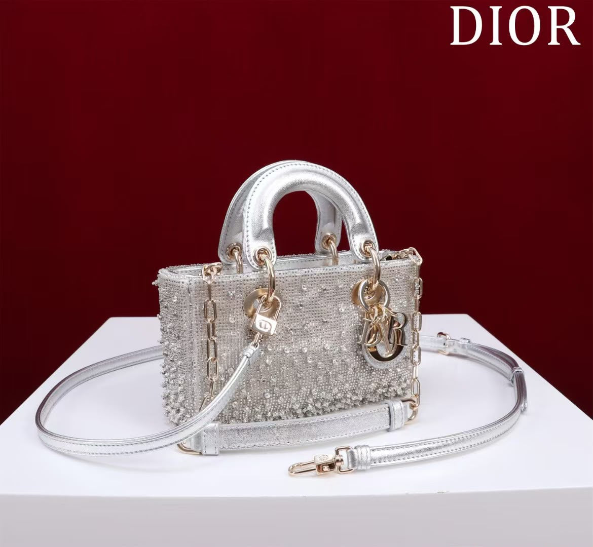Christian Dior Handbag D-Joy - Silver