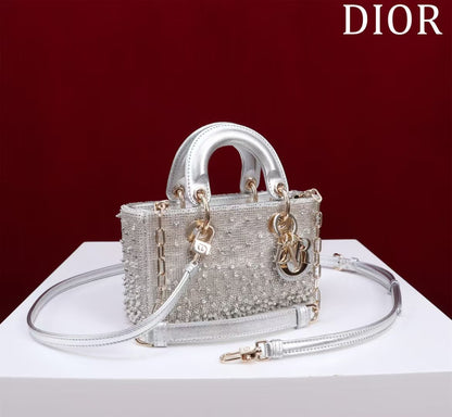 Christian Dior Handbag D-Joy - Silver