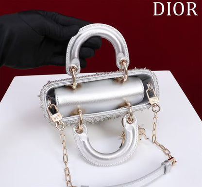 Christian Dior Handbag D-Joy - Silver