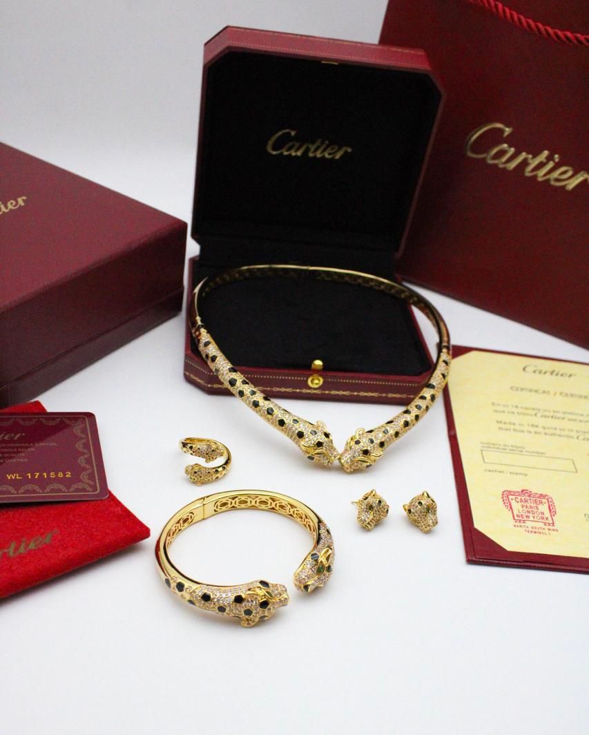 Cartier Jewelry Set - Gold