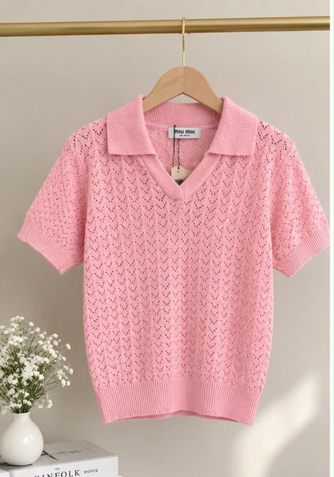 Miu Miu Polo Shirt - Pink