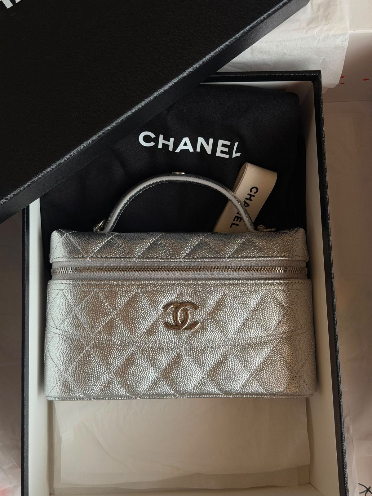 Chanel Vanity Bag - Gold