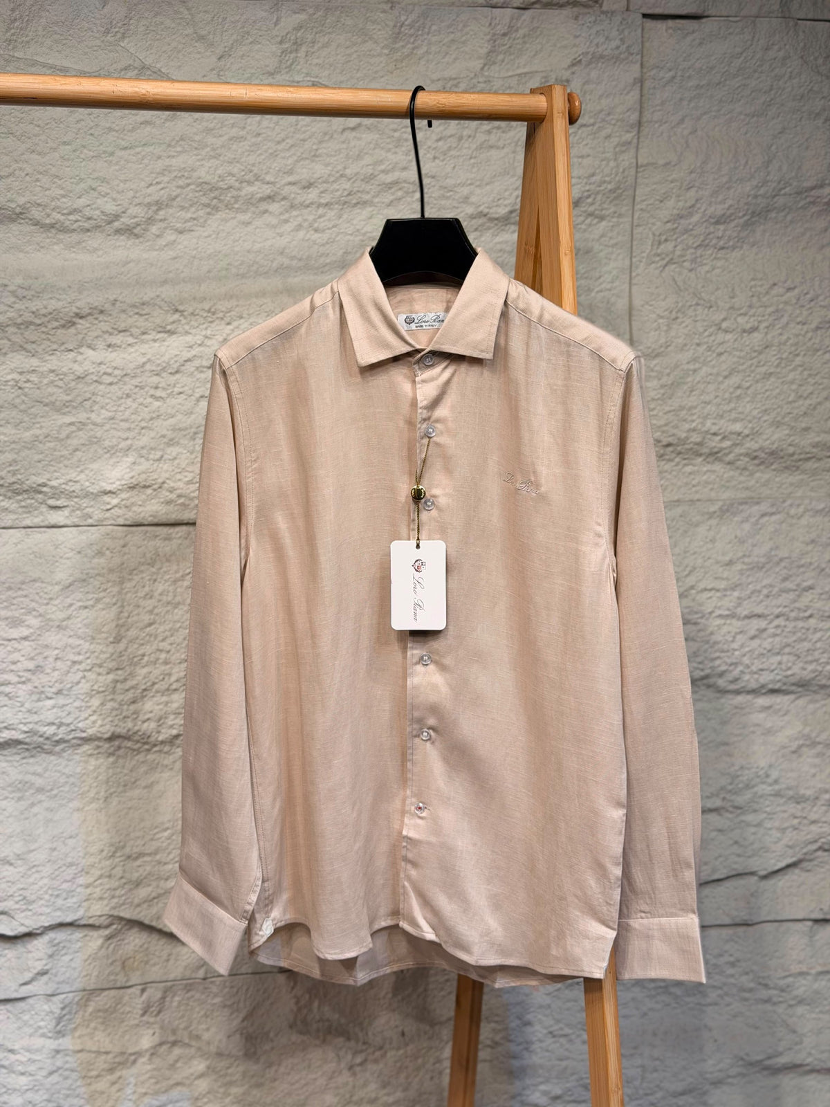 Loro Piana Shirt - Navy, Brown, Beige, White, Light Blue