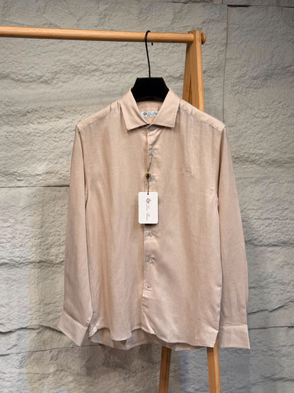 Loro Piana Shirt - Navy, Brown, Beige, White, Light Blue
