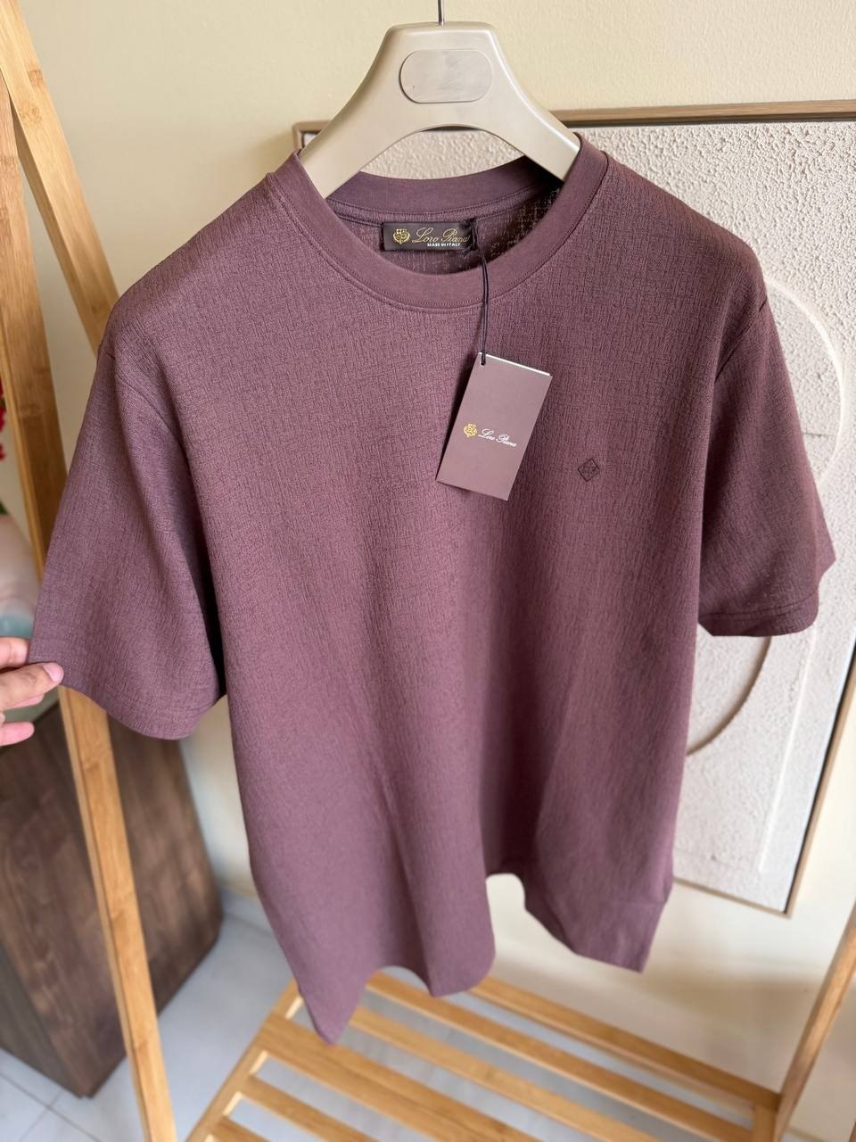 Loro Piana Knitted T-Shirt - Purple