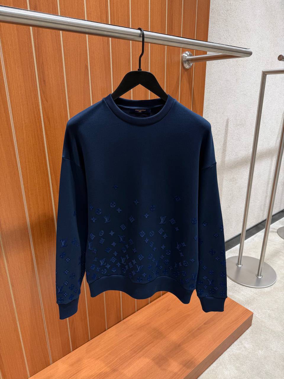 Louis Vuitton Sweatshirt Monogram Embossed - Navy, Green, Black