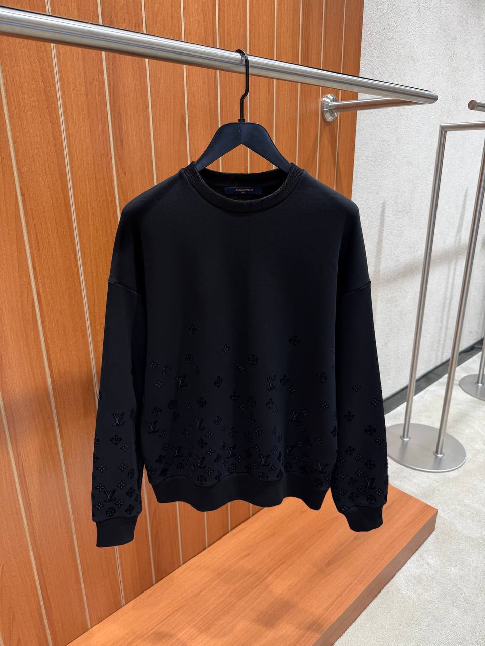 Louis Vuitton Sweatshirt Monogram Embossed - Navy, Green, Black