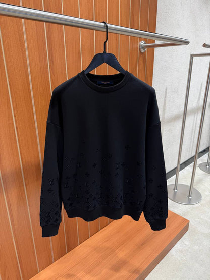 Louis Vuitton Sweatshirt Monogram Embossed - Navy, Green, Black