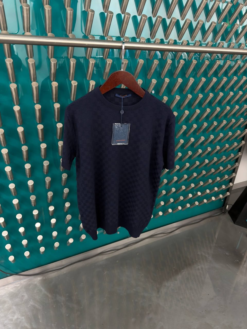 Louis Vuitton Knitted T-Shirt - Navy