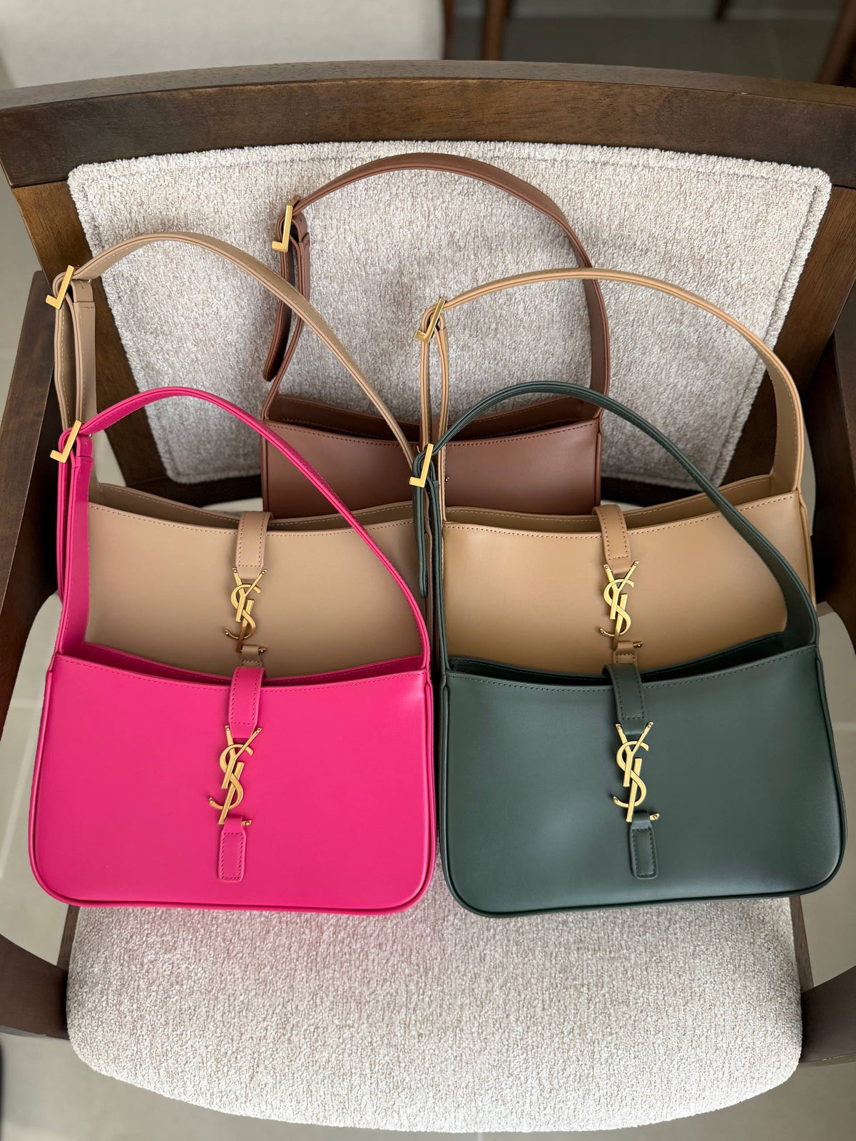 YSL Curved Shoulder Bag - 