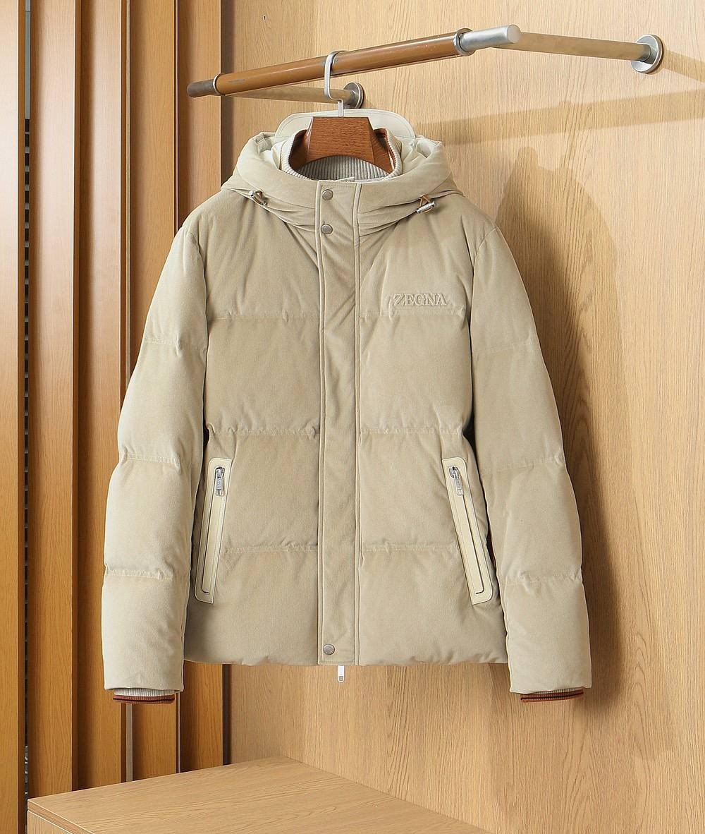 Loro Piana Hooded Puffer Jacket - Beige