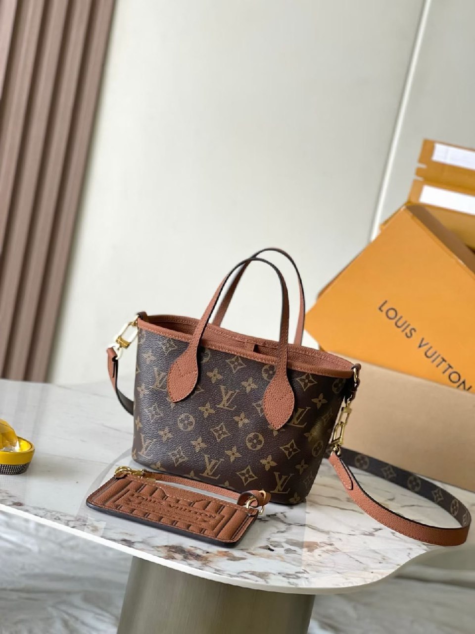 Louis Vuitton Open Tote Bag - Brown Monogram