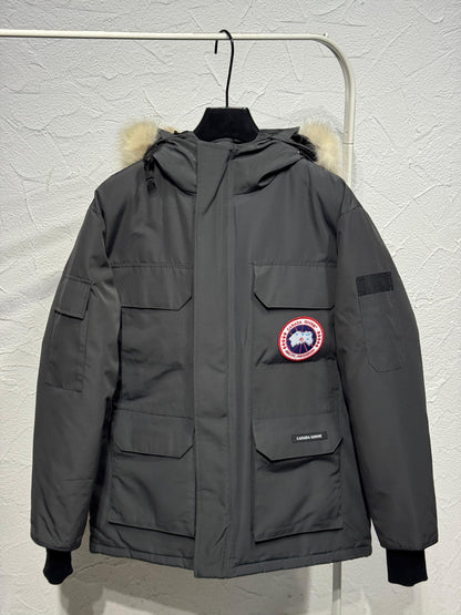Canada Goose Hooded Jacket - Dark Grey, Red, Multi, Black, Beige