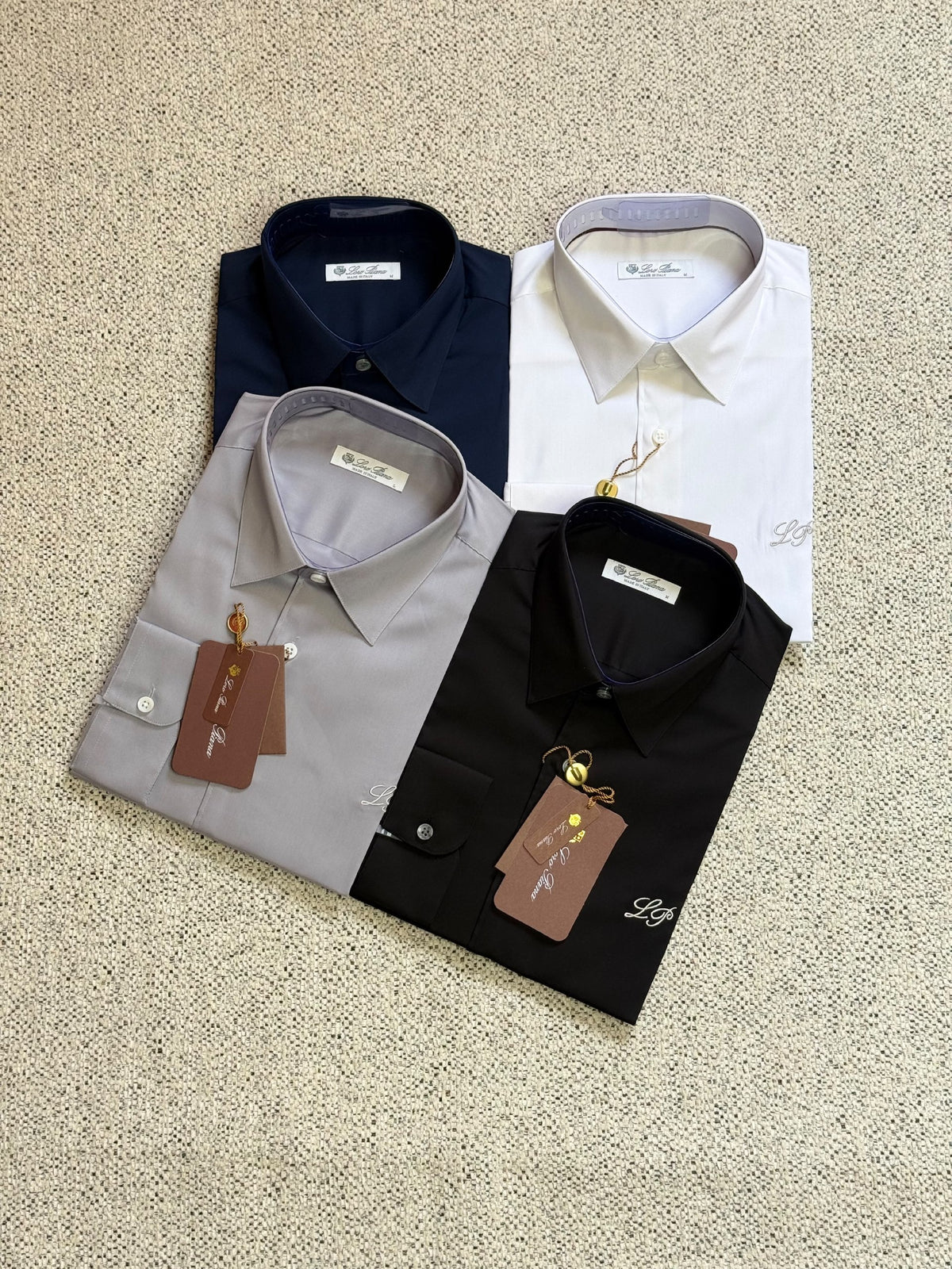 Loro Piana Shirt - Black, Grey, Navy, White
