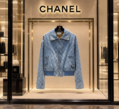 Chanel Bomber Jacket - Blue