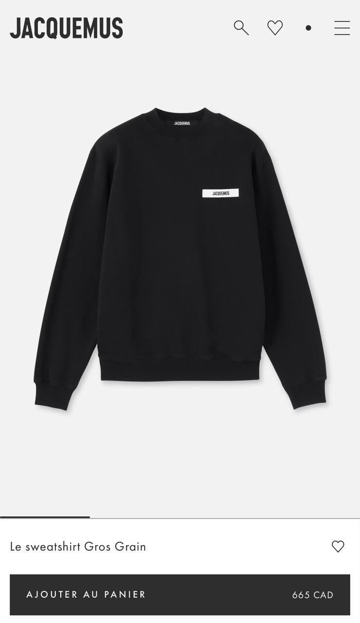 Jacquemus Sweater - Black