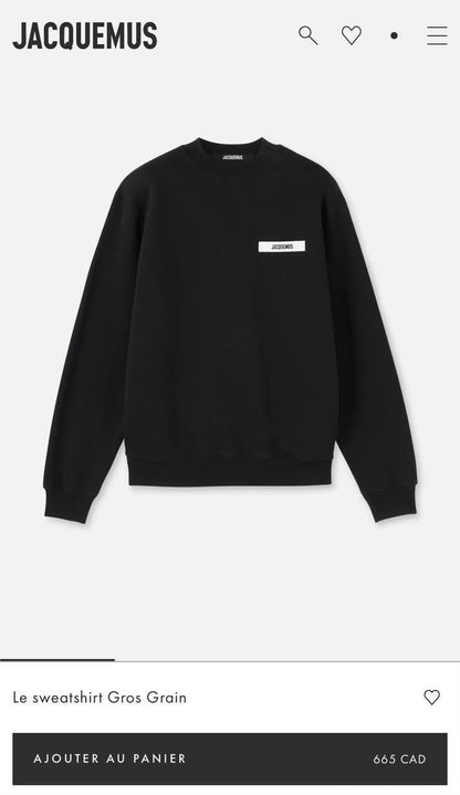 Jacquemus Sweater - Black