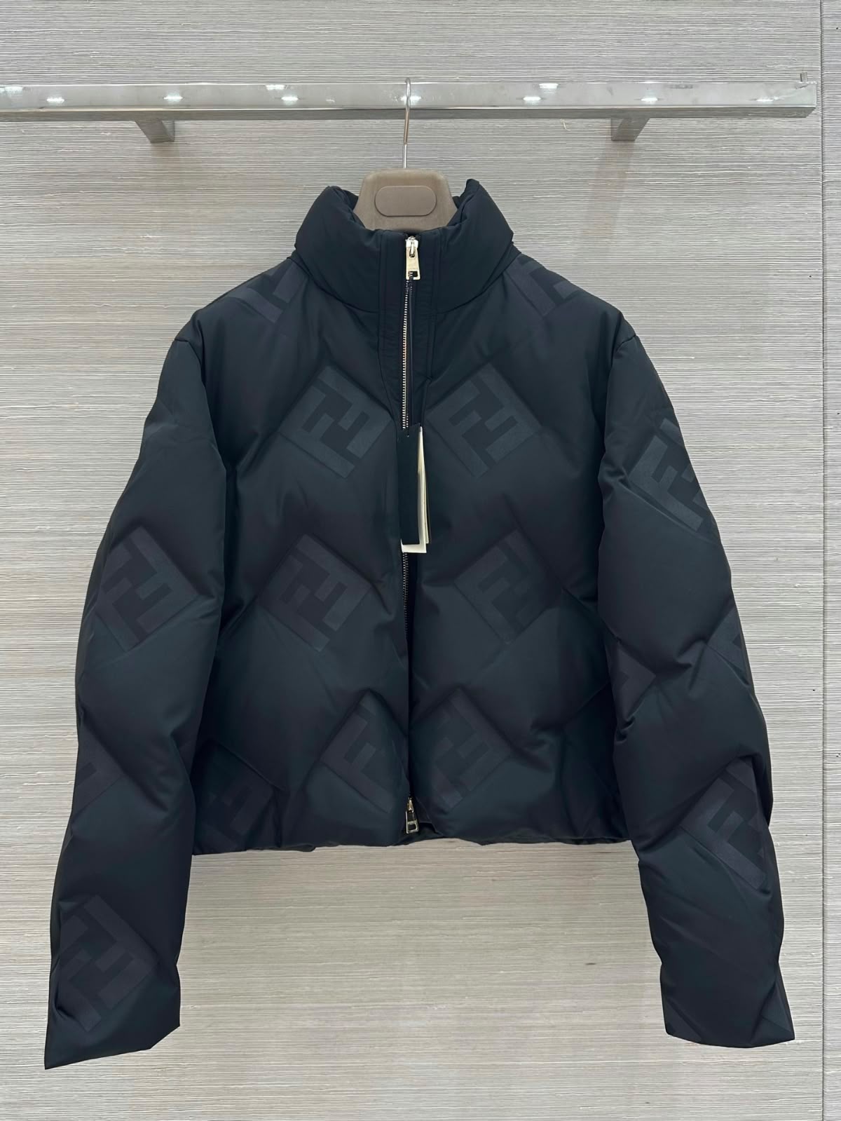 Fendi Puffer Jacket - Black