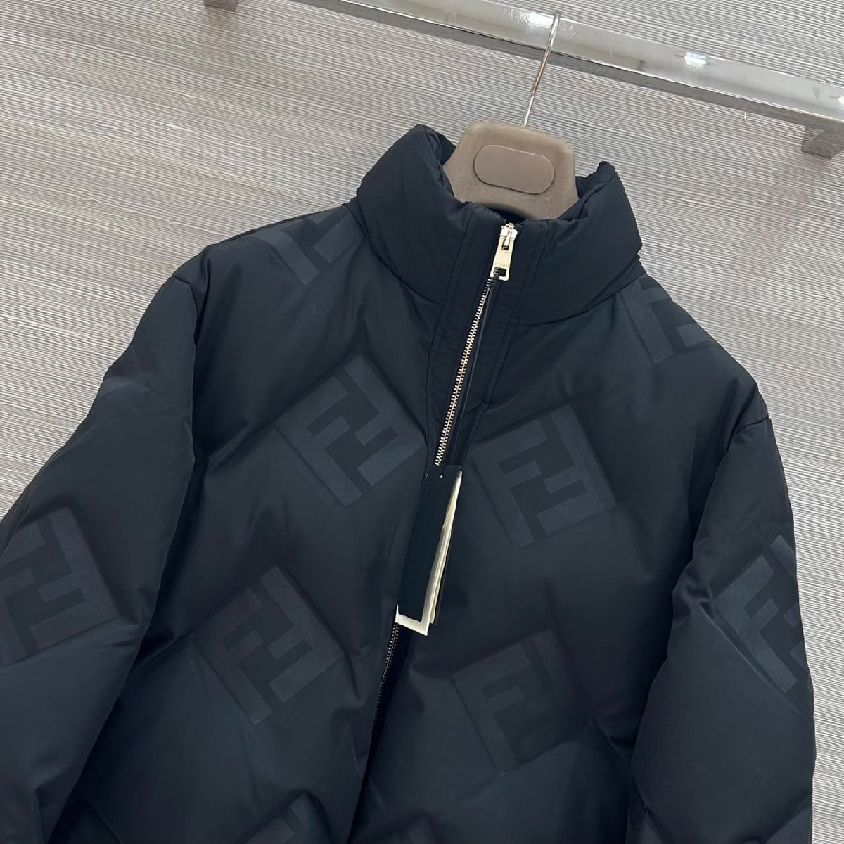 Fendi Puffer Jacket - Black