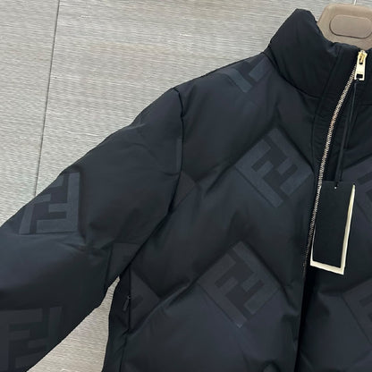 Fendi Puffer Jacket - Black