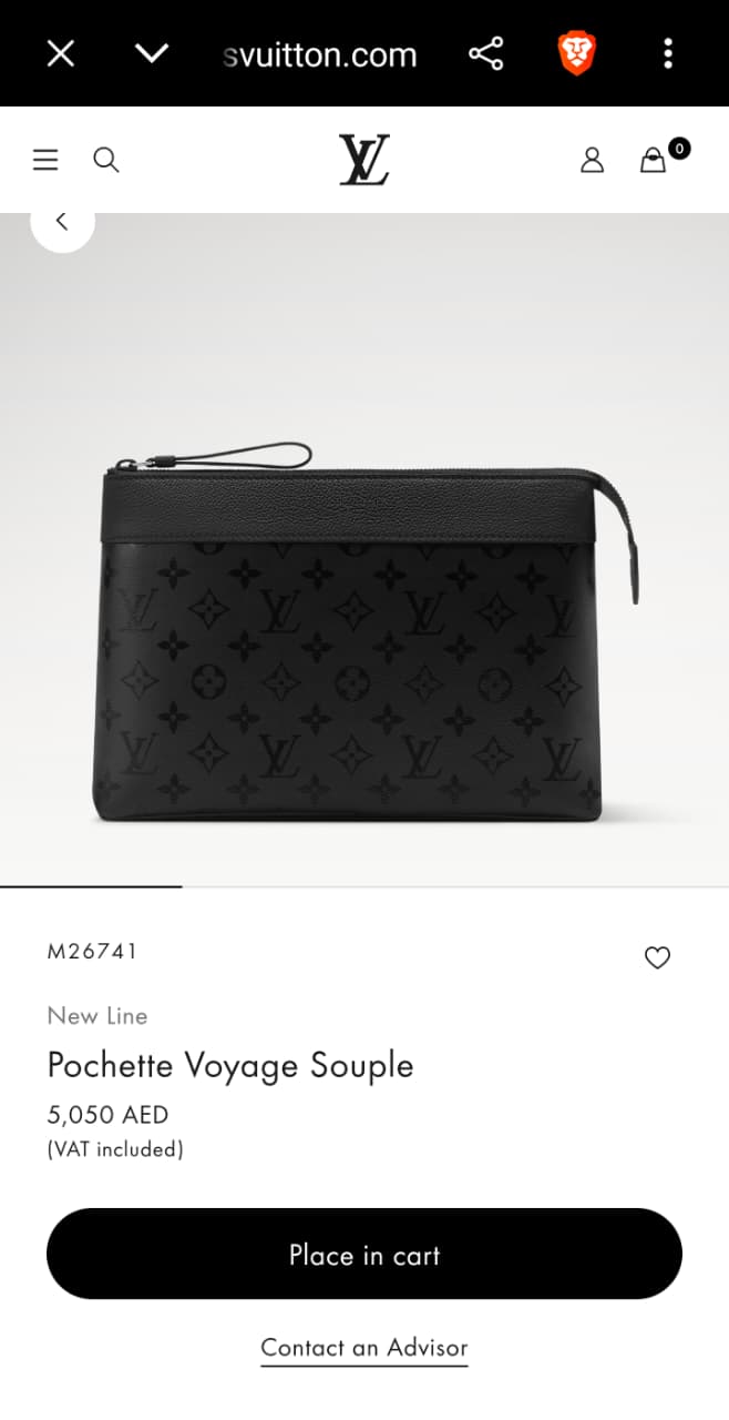 Louis Vuitton Clutch - Black Monogram