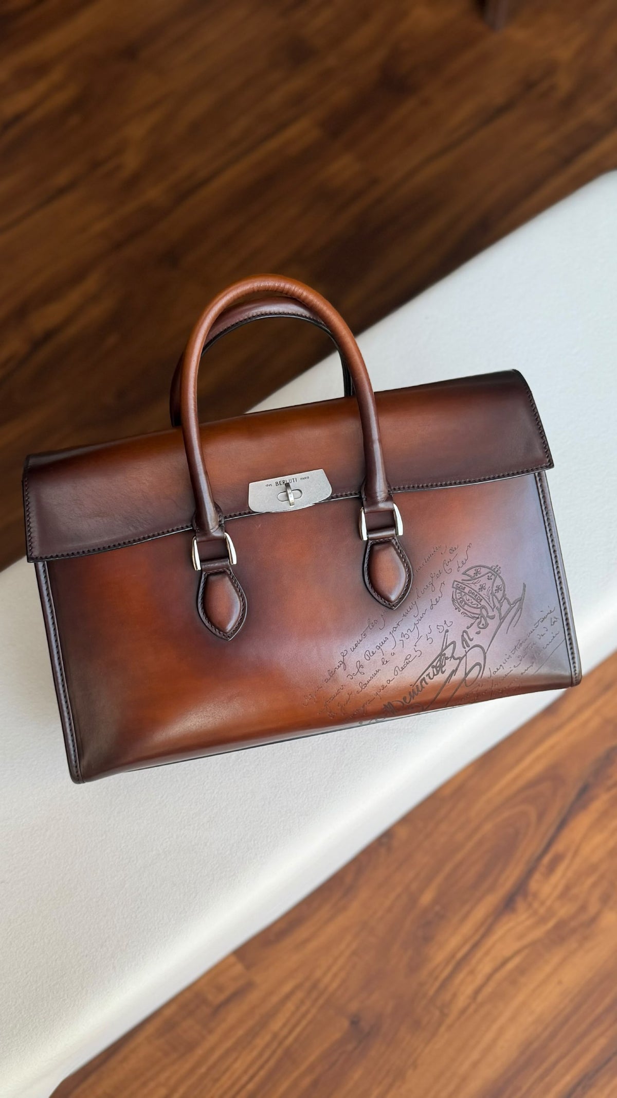 Berluti Briefcase - Brown