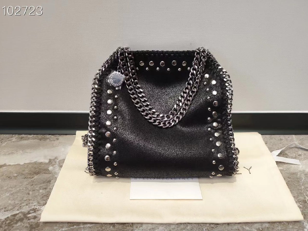 Stella McCartney Edge Stud Tote Bag - Black