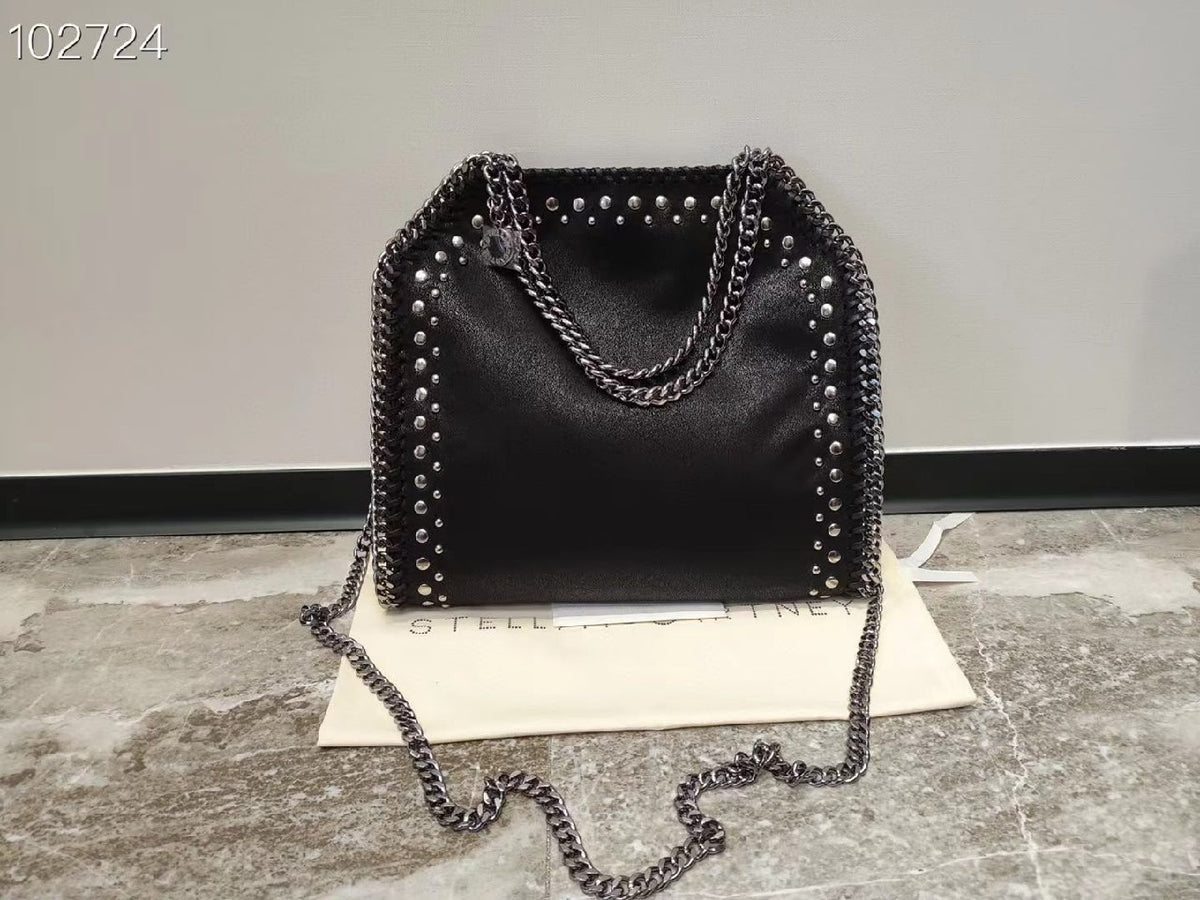 Stella McCartney Edge Stud Tote Bag - Black