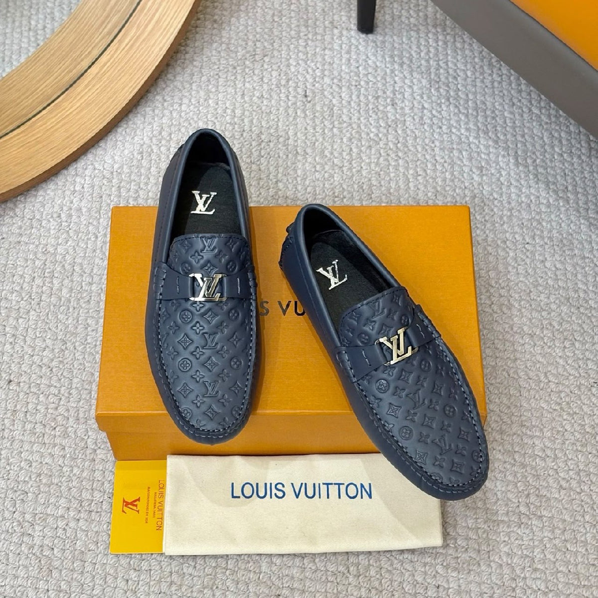 Louis Vuitton Loafers - Black, Brown, Blue