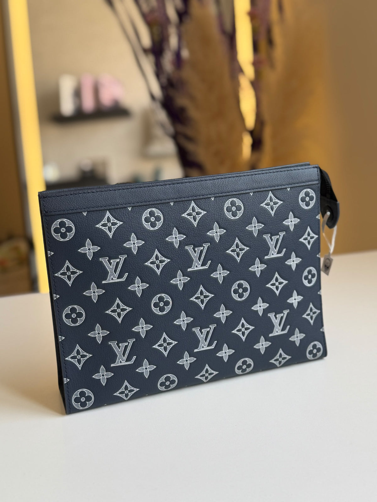 Louis Vuitton Clutch - Navy Monogram