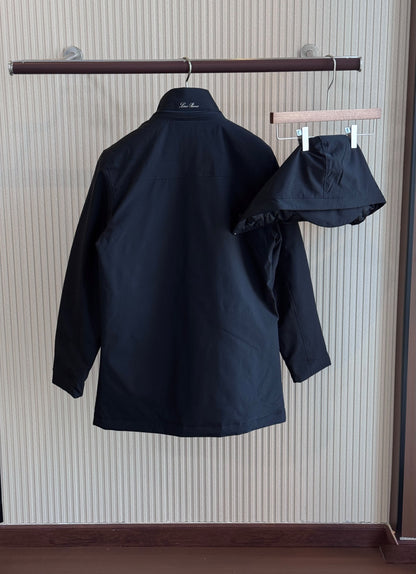 Loro Piana Parka Jacket - Black