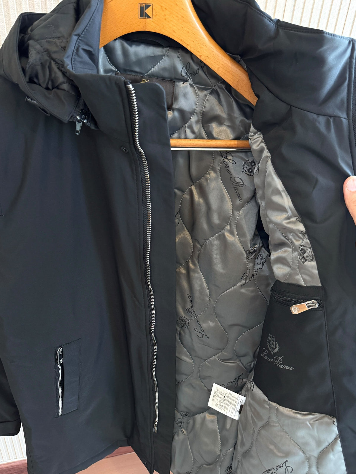 Loro Piana Parka Jacket - Black