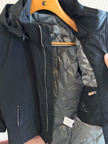 Loro Piana Parka Jacket - Black