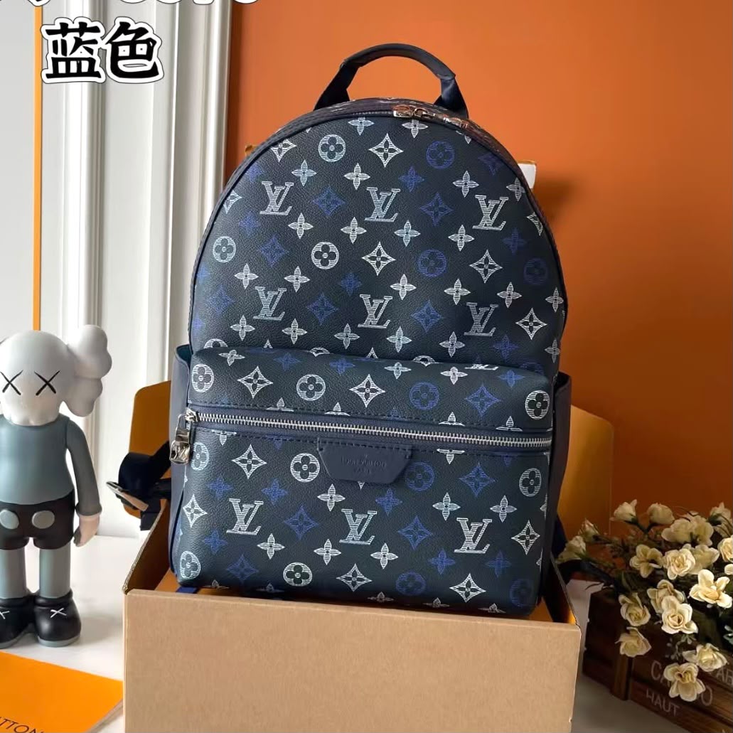 Louis Vuitton Dome Pocket Backpack - Blue Monogram