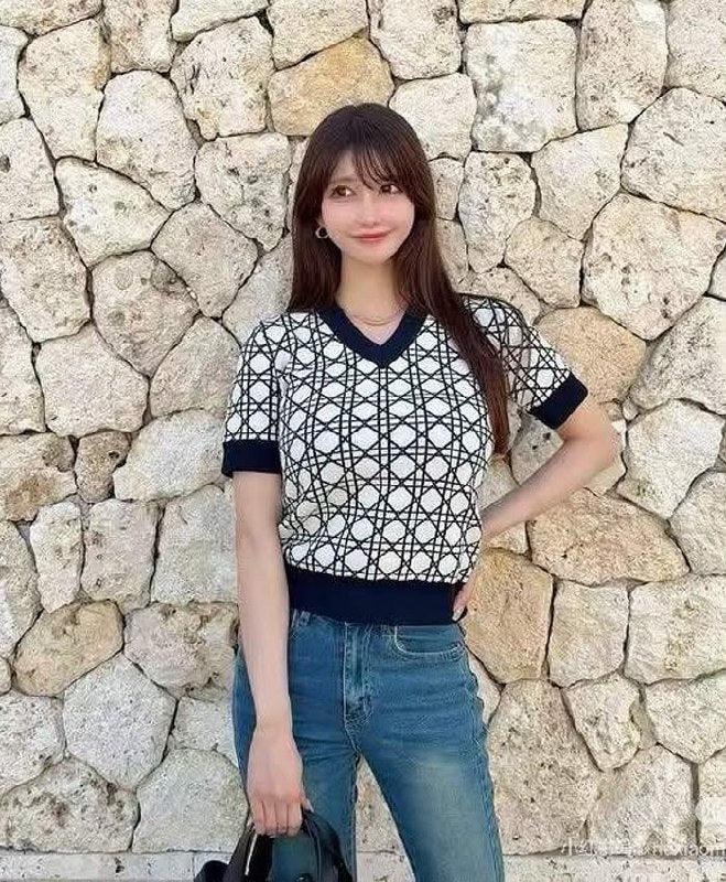Dior Knitted T-Shirt - Black
