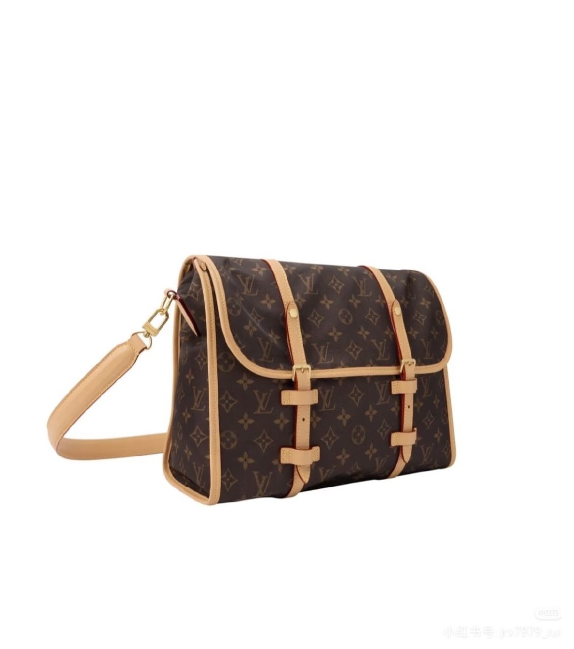 Louis Vuitton Twin-Buckle Crossbody Bag - Brown Monogram