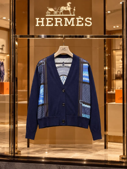 Hermès Cardigan - Navy