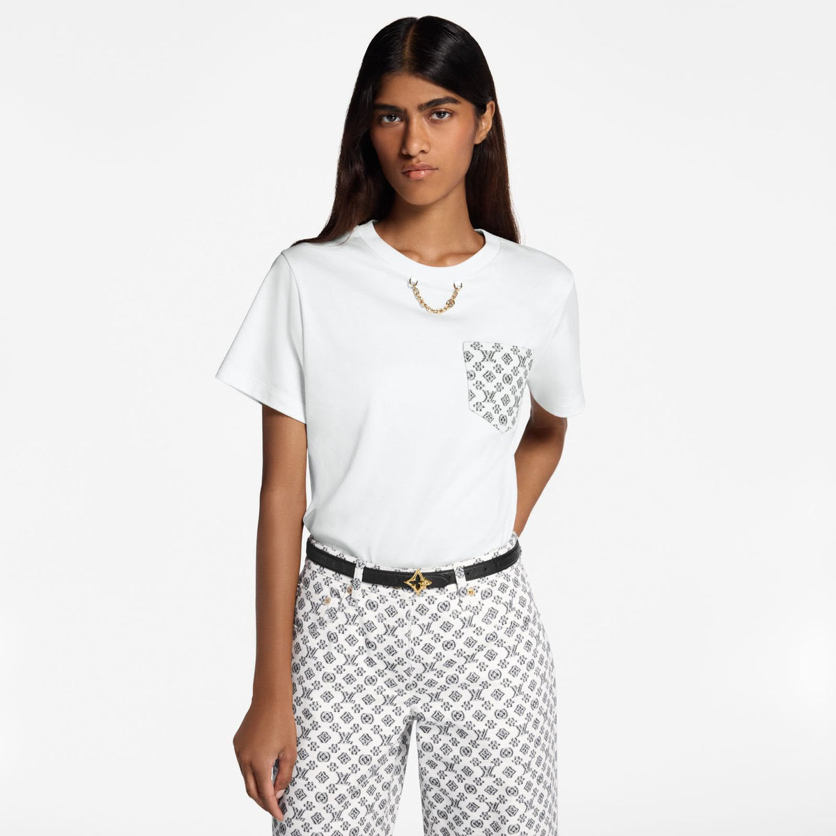 Louis Vuitton Belt - Black Embossed