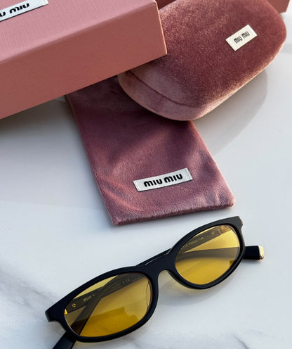 Miu Miu Sunglasses - Black & Yellow
