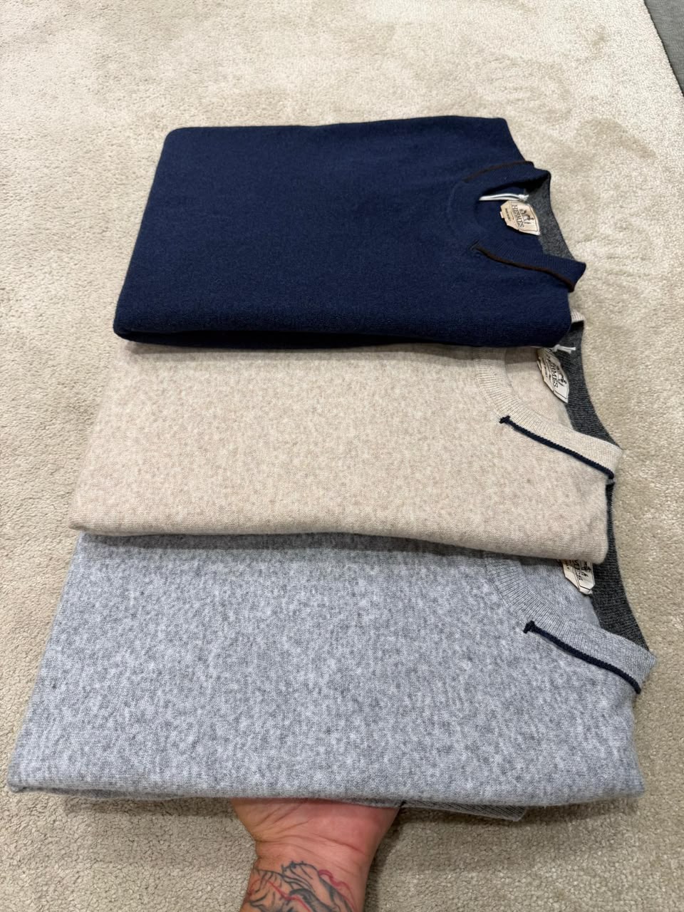Hermes Sweater - Light Grey