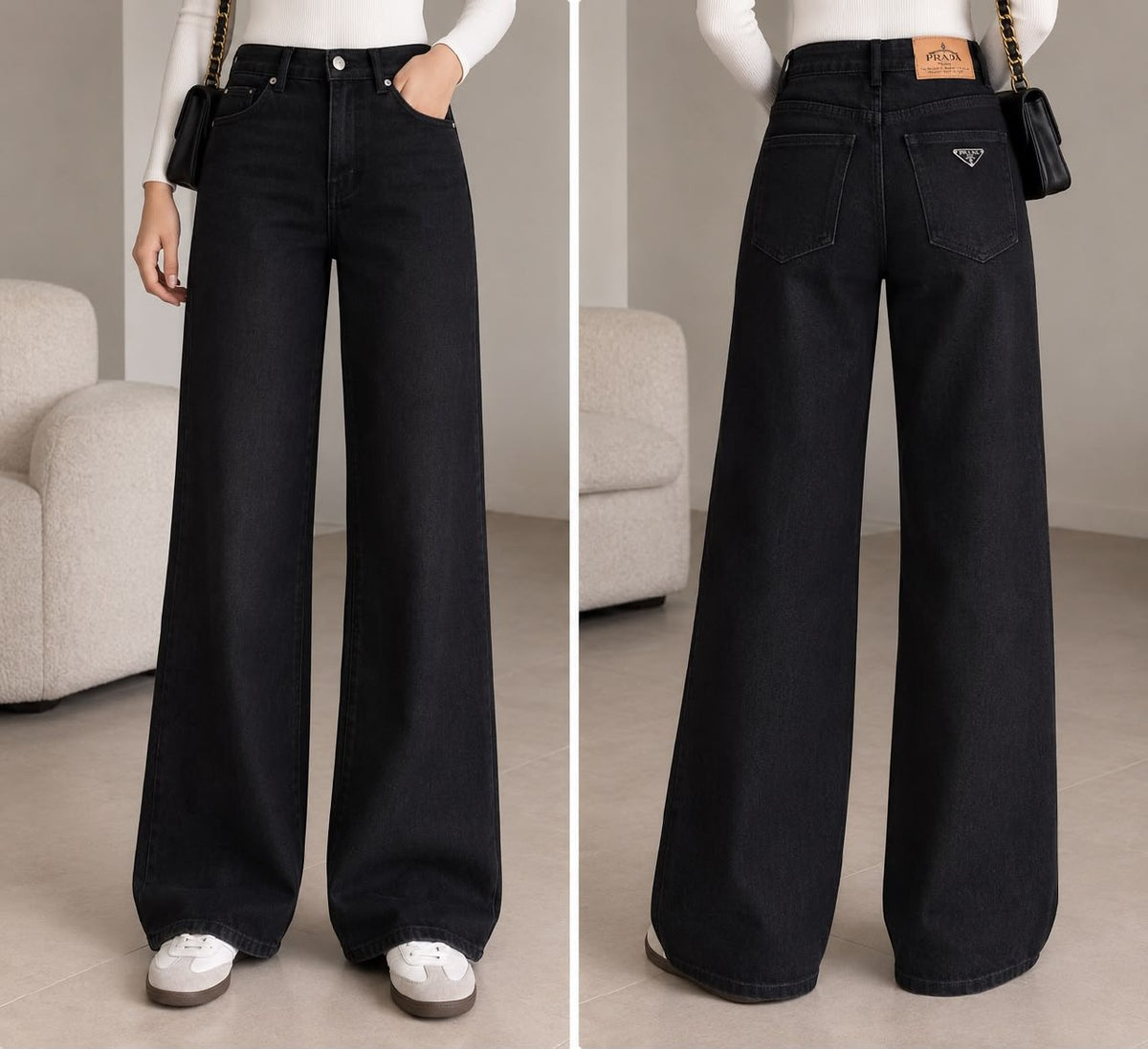 Prada Jeans Pants - Black