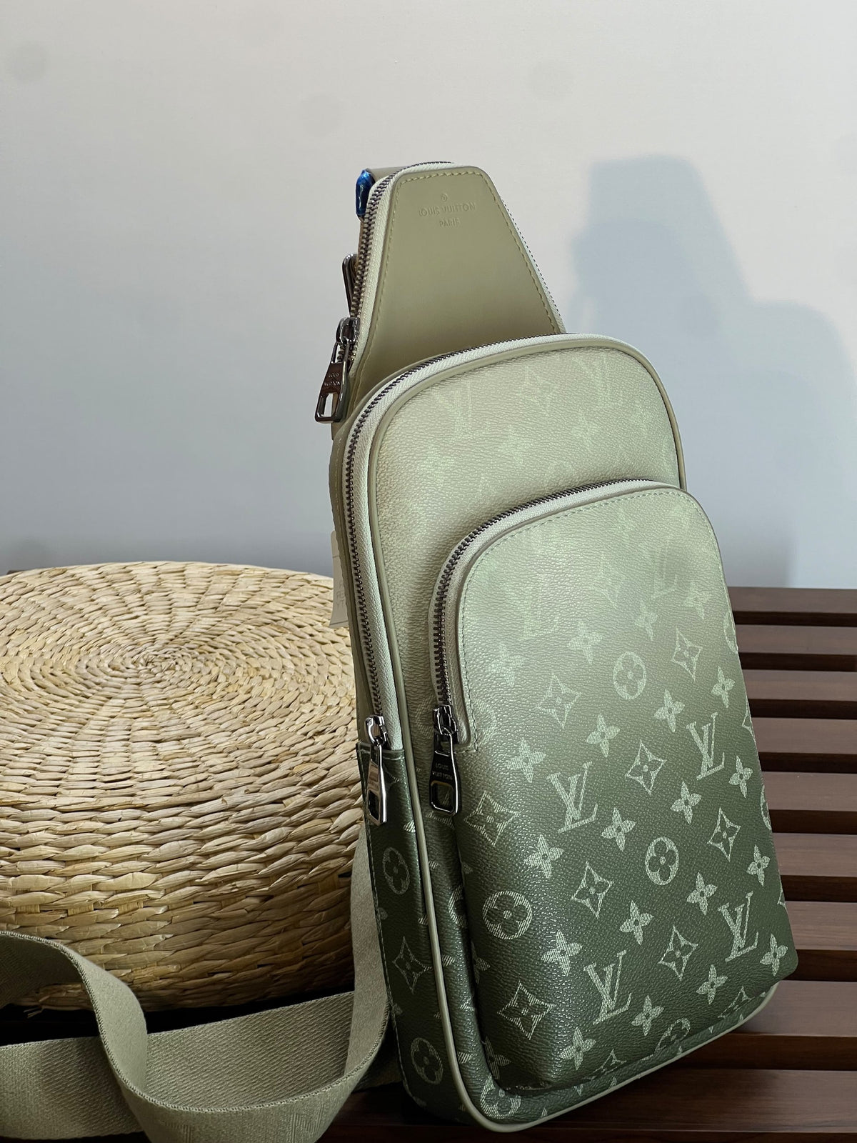 Louis Vuitton Crossbody Bag Rounded Double-Pocket - Green Monogram